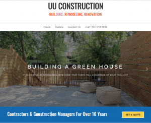 uu construction homepage